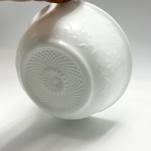 Vintage (1979) FTD Milk Glass Serving Bowl.
